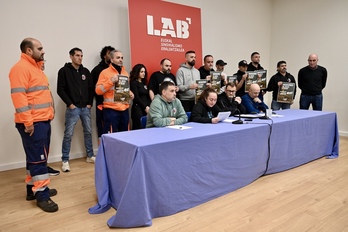 LABek agerraldia egin du kaleratzea eta zigorrak salatzeko.