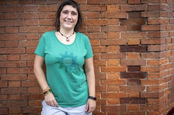 Lorea Ureta, etxebizitzaren aldeko ekimen bateratuko sustatzailea.