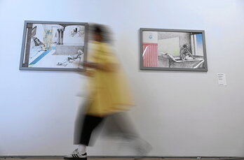 Las obras de Azpilikueta aportan una revisión personal en «After Hopper», que se podrá visitar en el Museo de Bellas Artes hasta el 19 de abril.