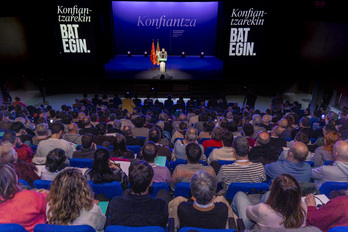 Arnaldo Otegi, en la apertura de la IV Conferencia Municipalista de EH Bildu.