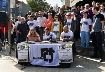 Igande honetan Berangon egindako agerraldia.