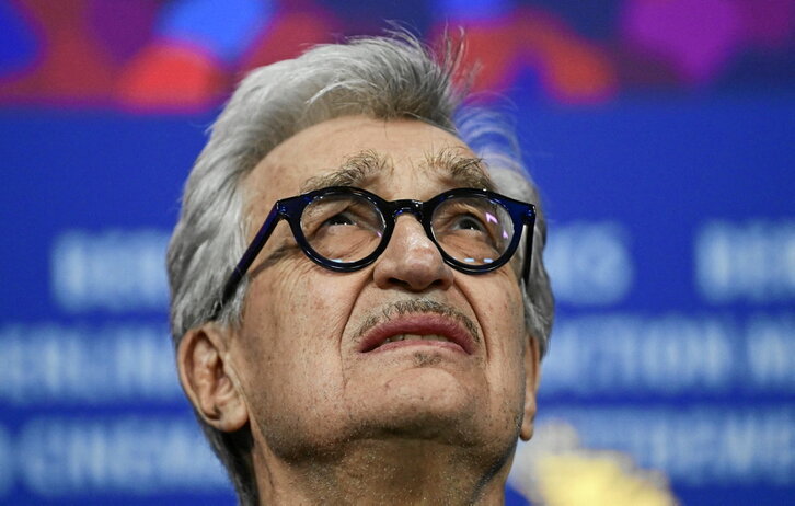 Wim Wenders epaimahaiburua, Berlinaleko Nazioarteko Epaimahaiaren prentsaurreko polemikoan.