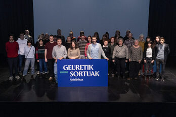 Otsailaren 6an Udalbiltzak Geuretik Sortuaken uzta aurkezteko eginiko agerraldia