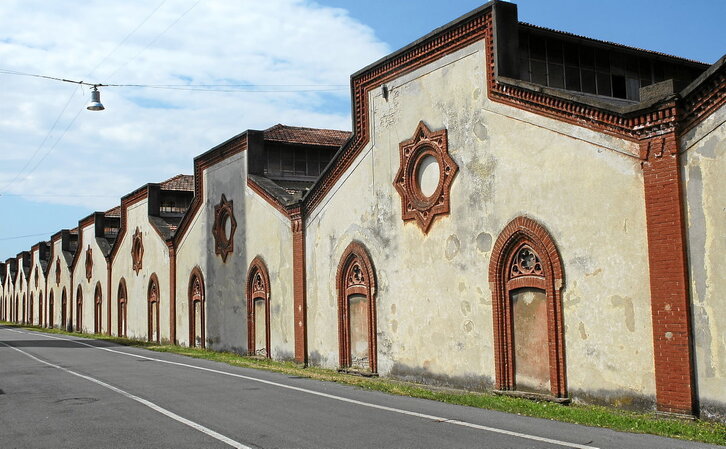 Europako ‘langile-herrien’ artean benetako harribitxia da Crespi d’Adda. (Getty Images)