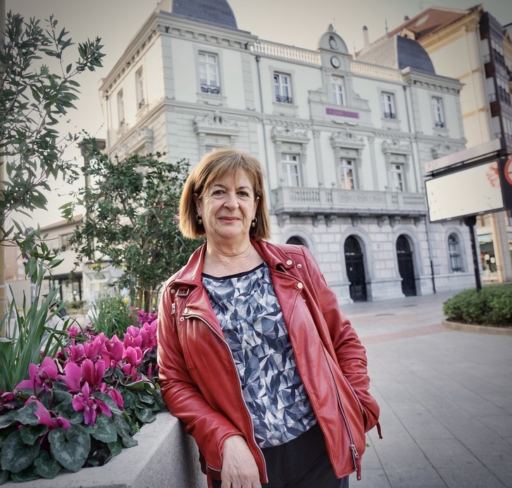 Miren Matanzas, candidata de EH Bildu a la Alcaldía.