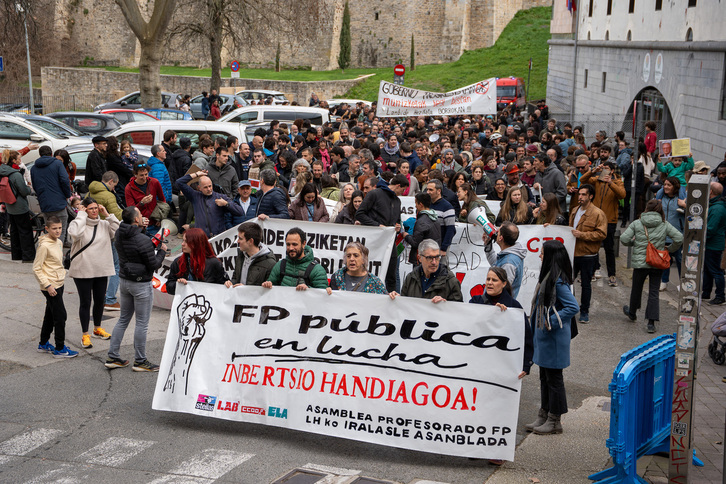 La movilización ha partido del Departamento de Educación. 