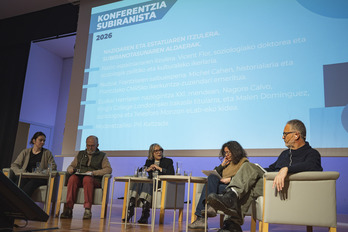 Malen Dominguez, Michel Cahen, Pili Kaltzada, Nagore Calvo eta Vicent Flor.