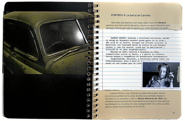 Portada y páginas interiores de este artefacto literario y fotográfico.