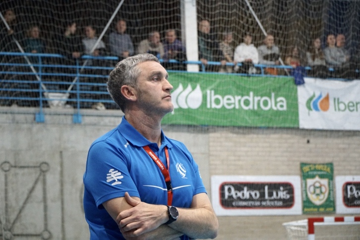 Imanol Álvarez, durante un partido de Bera Bera.
