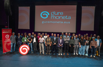 Otsailaren 25ean aurkeztu zute Gure Moneta Errenterian. 