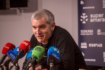 Imanol Alvarez, Donostiako Kirol Etxean emandako prentsaurrekoan.