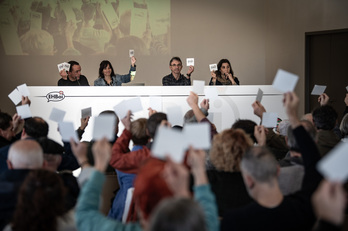 Iragan azaroaren 23an Lekornen eginiko biltzar nagusian findu zuen EH Baik herriko bozetarako estrategia.