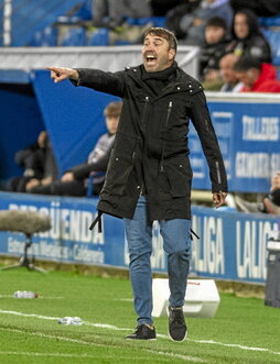 Coudet, en uno de sus últimos partidos.