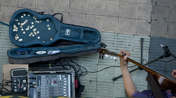 Kaleko artista abten artxiboko irudia.