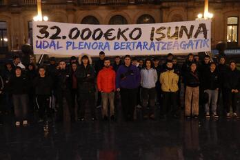 32.000 euroko isunak jaso dituzte 2025eko maiatzeko plenoko gertakariengatik.