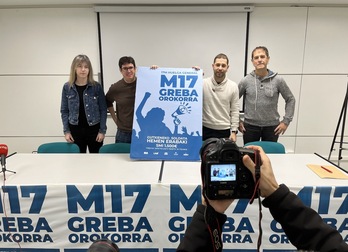 Comparecencia de ELA, LAB, Steilas, Hiru y Etxaide.