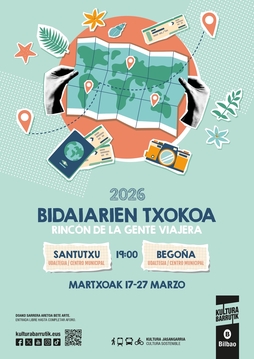 ‘Bidaiarien Txokoa’ programaren kartela.