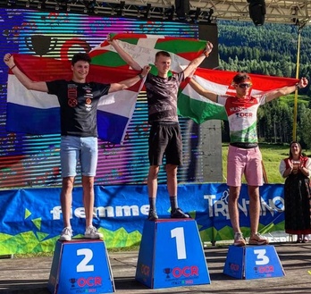 Marko Usabiaga, Europako Txapeldun izan zenean.