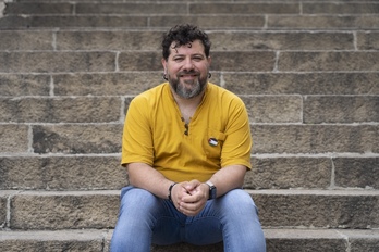 Amets Martinez de Heredita, Lumagorri elkarteko koordinatzailea.