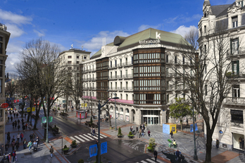 Sede de Kutxabank en Bilbo.