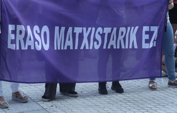 Eraso matxisten aurkako mobilizazioa, artxiboko irudian.