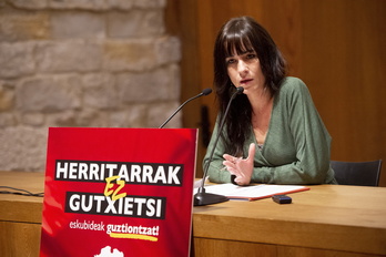 Agurne Gaubeka, Behatokiko eleduna, aurreko agerraldi batean.