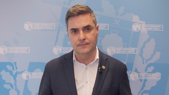 Mikel Jauregi, cuando valoró el ERE presentado por Tubos Reunidos.