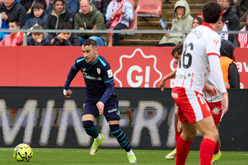 Solo Berenguer ha aportado algo de calidad ofensiva durante el primer tiempo.