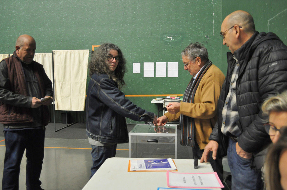 Elorri Manterola, et la liste Azkaine Bai, sont aussi dans la course.