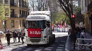 Huelga del 17M: Manifestación en Donostia