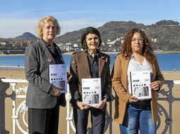 Marian Iriarte, Nerea Melgosa y Julia Shershneva.