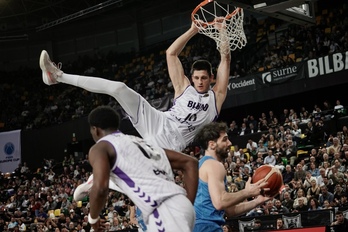 Surne Bilbao ha vivido una jornada de fiesta en la vuelta del cruce de cuartos de la FIBA Europe Cup.
