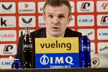 Jon Uriarte, el presidente del Athletic, en febrero de 2025.