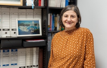La investigadora de la EHU Leire Aperribai.