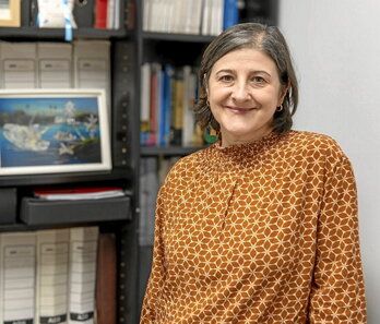 La investigadora de EHU Leire Aperribai.