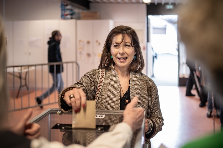 À Biarritz, Maider Arosteguy est en ballotage défavorable. À Biarritz, Maider Arosteguy est en ballotage défavorable.