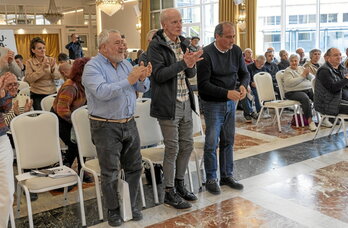 Imagen del acto de GEBehatokia celebrado el año pasado en Iruñea.