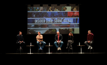 Momento de la presentación del documental “Insider: Surne Bilbao”