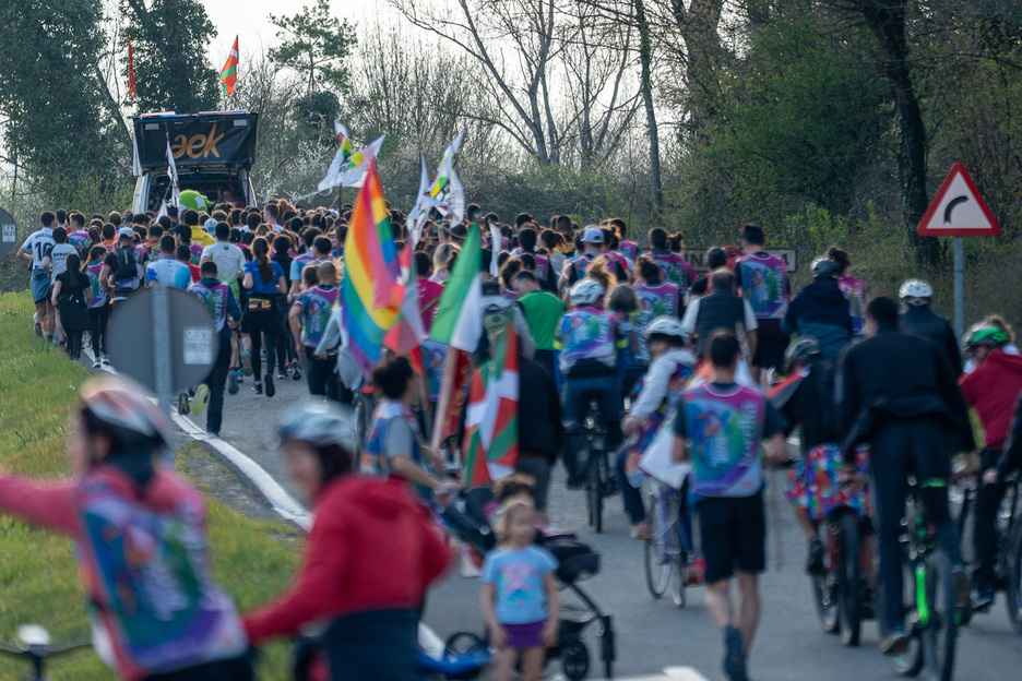Zuarrarrateko lehen maldetan. Zuarrarrateko lehen maldetan.