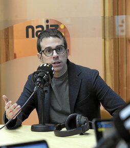 Otxandiano, en una entrevista en NAIZ Irratia.
