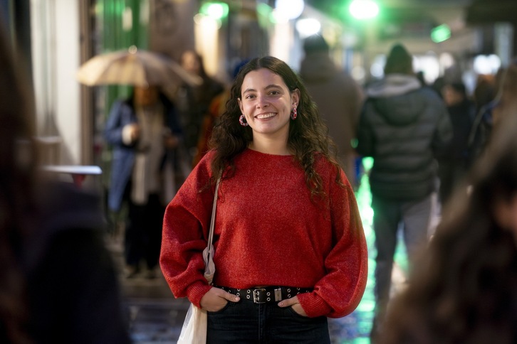 Eugenia Godoy visitó Euskal Herria a principios de marzo, esta es su segunda vez aquí pero afirma que no será la última