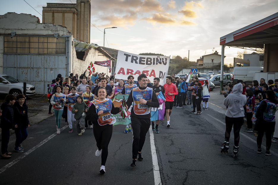 Trebiñu arabarra eta euskalduna aldarrikatu dute.