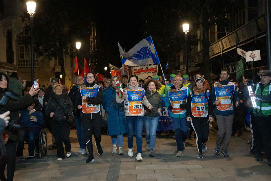 Alkateak ez du parte hartu Korrikan.