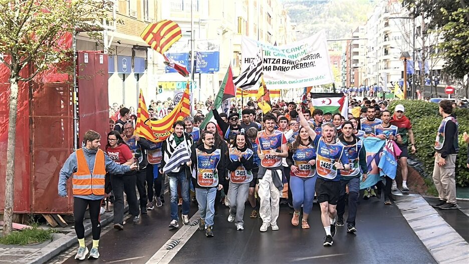 Korrika ahizpen kilometroa. 