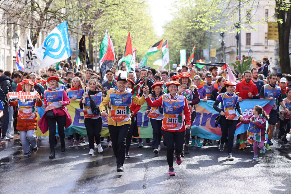 Bilboko Aste Nagusiko azken edizioko pregoilaria eta txupinera, Francis Diez eta Olatz Agirre.