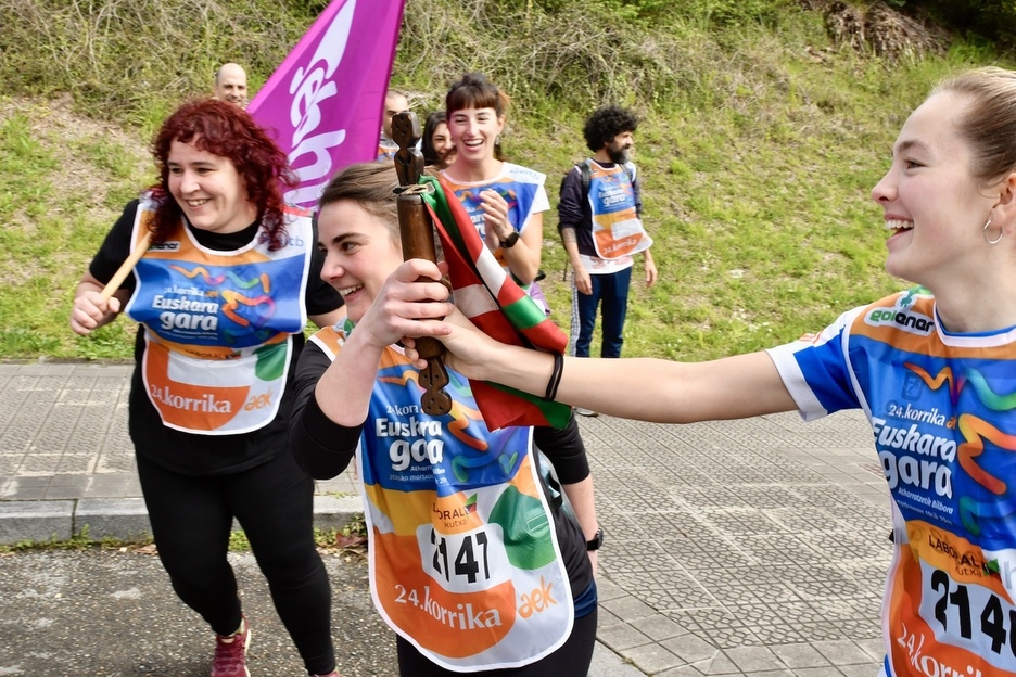 Getxora ere heldu zen Korrika. Getxora ere heldu zen Korrika.