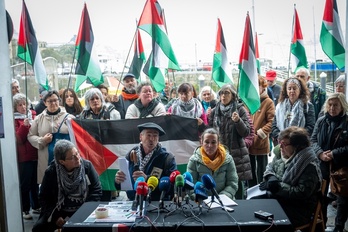 Comparecencia para anunciar la presencia vasca en la flotilla humanitaria a Gaza