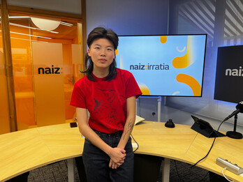 Ane Mei Aspiazu NAIZ Irratiko estudio nagusian