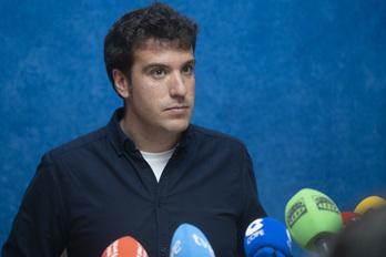 El presidente de la FNMC, durante su comparecencia ante los medios.