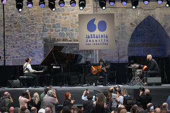 Chicuelo y Marco Mezquida, en Jazzaldia de 2025.